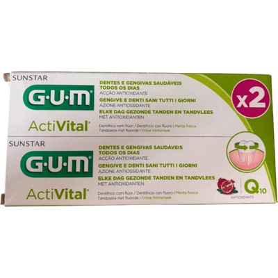 Dentifricio in gel GUM Activital - Protegge gengive e denti Dentifricio in gel GUM Activital - Protegge gengive e denti