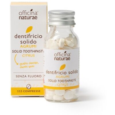 Officina Naturae Dentifricio Agrumi Per Igiene Orale Quotidiana Senza Fluoro 115 Compresse Officina Naturae Dentifricio Agrumi Per Igiene Orale Quotidiana Senza Fluoro 115 Compresse