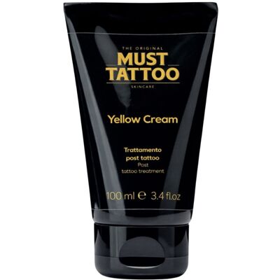 Must Tattoo Yellow Cream Crema Post Tatuaggio Per Cicatrizzazione 100ml Must Tattoo Yellow Cream Crema Post Tatuaggio Per Cicatrizzazione 100ml