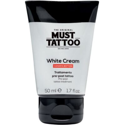 Must Tattoo White Cream Canapa Trattamento Idratante Pre E Post Tatuaggio 50ml Must Tattoo White Cream Canapa Trattamento Idratante Pre E Post Tatuaggio 50ml