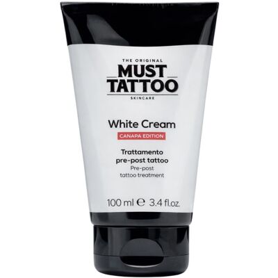 Must Tattoo White Cream Canapa Trattamento Idratante Pre E Post Tatuaggio 100ml Must Tattoo White Cream Canapa Trattamento Idratante Pre E Post Tatuaggio 100ml