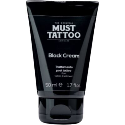 Must Tattoo Black Cream Crema Cicatrizzazione Per Tatuaggi Neri 50ml Must Tattoo Black Cream Crema Cicatrizzazione Per Tatuaggi Neri 50ml