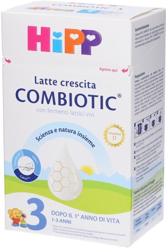 Hipp Italia SRL HIPP Latte Crescita COMBIOTIC 3 600 g Polvere 1 Hipp Italia SRL HIPP Latte Crescita COMBIOTIC 3 600 g Polvere