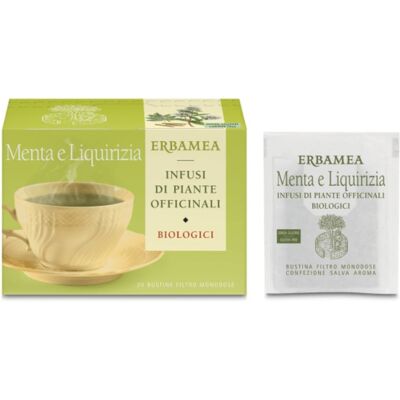 Erbamea Infuso Menta E Liquirizia 20 Bustine Erbamea Infuso Menta E Liquirizia 20 Bustine