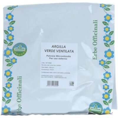 Specchiasol Argilla Ventilata Verde Per Trattamenti Di Bellezza E Benessere 1000g Specchiasol Argilla Ventilata Verde Per Trattamenti Di Bellezza E Benessere 1000g