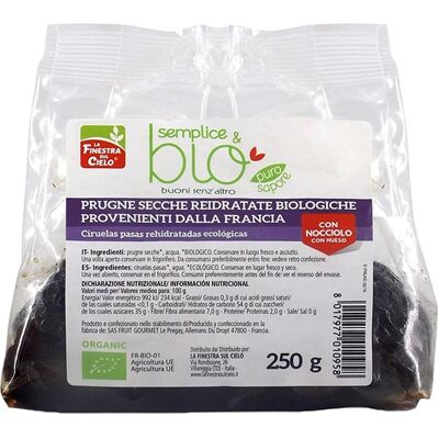 Healtion Prugne Secche Reidratate Nocciolo Bio 250 G Healtion Prugne Secche Reidratate Nocciolo Bio 250 G