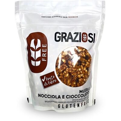 Laboratorio Graziosi Graziosi Muesli Al Cioccolato Senza Glutine Con Nocciole 280 G Laboratorio Graziosi Graziosi Muesli Al Cioccolato Senza Glutine Con Nocciole 280 G