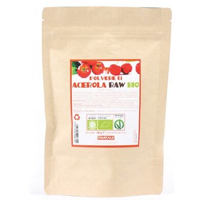 Erbavoglio Acerola Polvere Bio Vitamina C Naturale Raw 100 G Erbavoglio Acerola Polvere Bio Vitamina C Naturale Raw 100 G