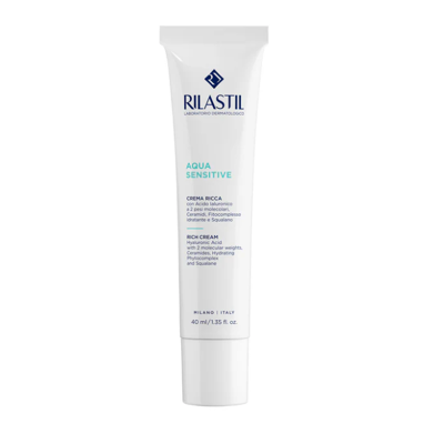Rilastil Aqua Sensitive Crema Ricca - Crema Idratante Viso per Pelle Sensibile Rilastil Aqua Sensitive Crema Ricca - Crema Idratante Viso per Pelle Sensibile