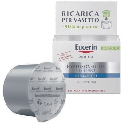 Eucerin Hyaluron Filler 3x Effect Ricarica Crema Notte Antietà Spf15 50ml Eucerin Hyaluron Filler 3x Effect Ricarica Crema Notte Antietà Spf15 50ml