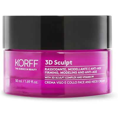Crema Viso e Collo Korff 3D Sculpt - Antirughe, Rassodante Crema Viso e Collo Korff 3D Sculpt - Antirughe, Rassodante