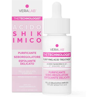 Veralab Acido Shikimico Siero Anti-Imperfezioni Pelli Impure 30ml Veralab Acido Shikimico Siero Anti-Imperfezioni Pelli Impure 30ml
