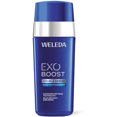 Weleda Exo Boost Siero Doppio Trattamento Viso Esosomi E Genziana Blu 30ml Weleda Exo Boost Siero Doppio Trattamento Viso Esosomi E Genziana Blu 30ml