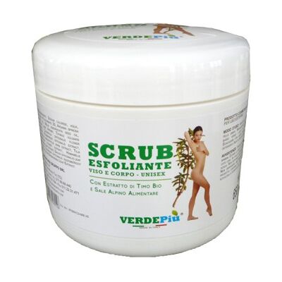 Verdepiu' Scrub Esfoliante Timo Bio Viso E Corpo 650 G Verdepiu' Scrub Esfoliante Timo Bio Viso E Corpo 650 G
