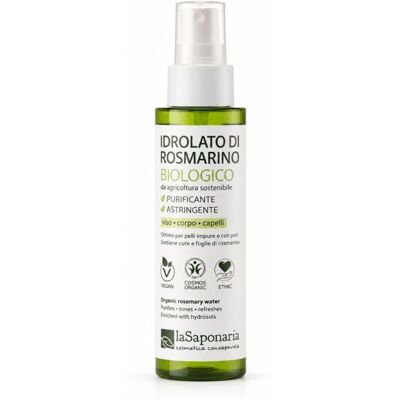 La Saponaria Idrolato Di Rosmarino Bio Acqua Floreale Purificante 100ml La Saponaria Idrolato Di Rosmarino Bio Acqua Floreale Purificante 100ml