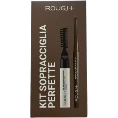 Rougj Kit Sopracciglia Perfette Matita Colore 02 Medium + Gel Fissante Trasparente Rougj Kit Sopracciglia Perfette Matita Colore 02 Medium + Gel Fissante Trasparente