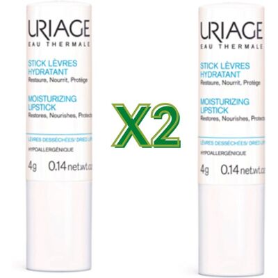 Uriage Eau Thermale Stick Idratante Labbra Per Labbra Secche E Screpolate 2 Stick Da 4g Uriage Eau Thermale Stick Idratante Labbra Per Labbra Secche E Screpolate 2 Stick Da 4g
