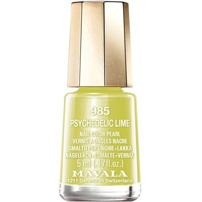 Mavala Smalto Minicolor 985 Psychedelic Lime 5 Ml Mavala Smalto Minicolor 985 Psychedelic Lime 5 Ml