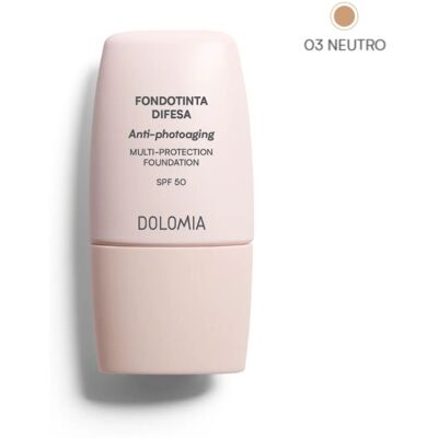 Dolomia Make Up Fondotinta Difesa Spf 50 03 Neutro 30 Ml Dolomia Make Up Fondotinta Difesa Spf 50 03 Neutro 30 Ml