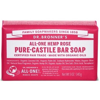 Sapone Rosa Dr. Bronner's (140g) Sapone Rosa Dr. Bronner's (140g)
