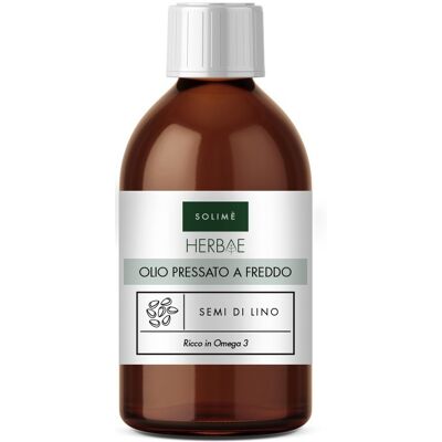 Herbae Olio Semi Di Lino Per Benessere Cardiovascolare 200 Ml Herbae Olio Semi Di Lino Per Benessere Cardiovascolare 200 Ml