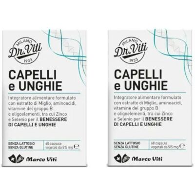 Marco Viti Dr Viti Capelli Unghie 120 Capsule Promozione 1+1 Marco Viti Dr Viti Capelli Unghie 120 Capsule Promozione 1+1