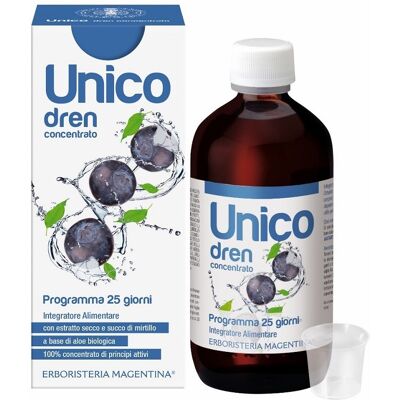 Unico Dren Concentrato - Integratore alimentare di Erboristeria Magentina Unico Dren Concentrato - Integratore alimentare di Erboristeria Magentina