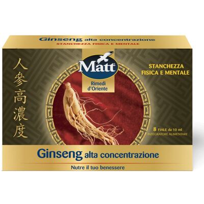 Matt Rimedi D'Oriente Ginseng Alta Concentrazione Energetico 8 Fiale Da 10 Ml Matt Rimedi D'Oriente Ginseng Alta Concentrazione Energetico 8 Fiale Da 10 Ml