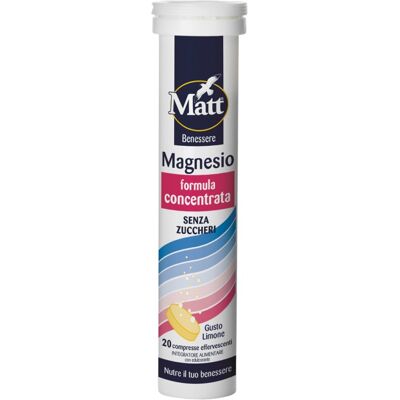 Matt Benessere Magnesio Integratore Per Stanchezza 20 Compresse Effervescenti Matt Benessere Magnesio Integratore Per Stanchezza 20 Compresse Effervescenti