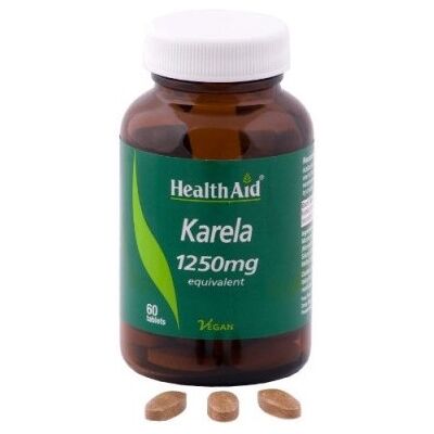 HealthAid Estratto di Karela 1250mg - 60 Compresse - Integratore alimentare HealthAid Estratto di Karela 1250mg - 60 Compresse - Integratore alimentare