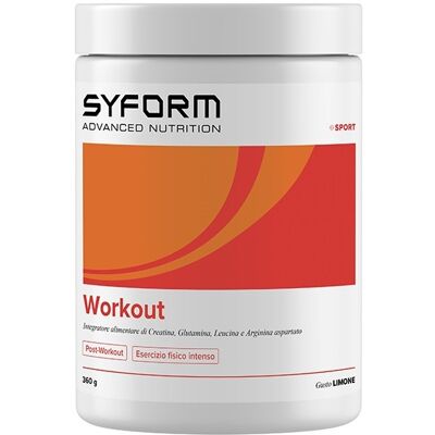 Syform Workout Limone Integratore Sportivo Polvere 360 G Syform Workout Limone Integratore Sportivo Polvere 360 G