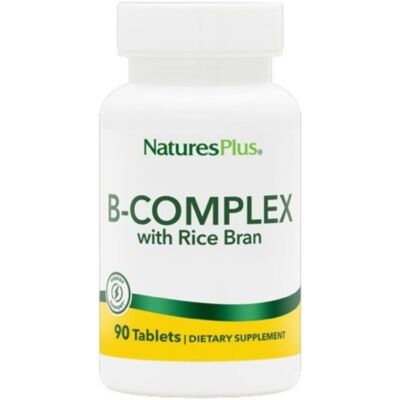 Complesso B di NaturesPlus con crusca di riso - Integratore alimentare Complesso B di NaturesPlus con crusca di riso - Integratore alimentare