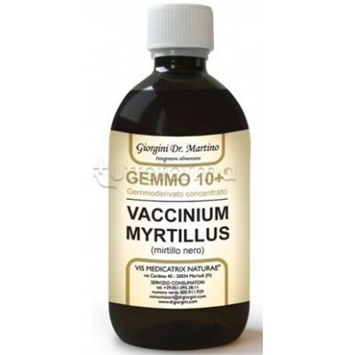 Dr. Giorgini - Gemmo 10+ Mirtillo Nero - Alcohol-free - Myrtillus - Dietary supplement Dr. Giorgini - Gemmo 10+ Mirtillo Nero - Alcohol-free - Myrtillus - Dietary supplement