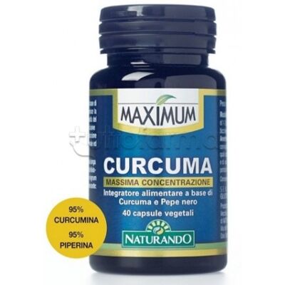 Naturando Maximum Curcuma Per Funzionalità Articolare E Digestione 40 Capsule Vegetali Naturando Maximum Curcuma Per Funzionalità Articolare E Digestione 40 Capsule Vegetali