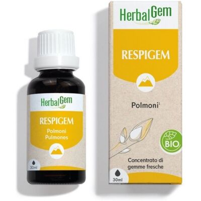 Herbalgem Supporto respiratorio Estratti di piante biologiche - Concentrato Herbalgem Supporto respiratorio Estratti di piante biologiche - Concentrato
