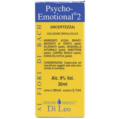 Lab. Erboristico Di Leo Di Leo Fiori Di Bach Psycho Emotional 2 Incertezza Soluzione Idroalcolica 30ml Lab. Erboristico Di Leo Di Leo Fiori Di Bach Psycho Emotional 2 Incertezza Soluzione Idroalcolica 30ml