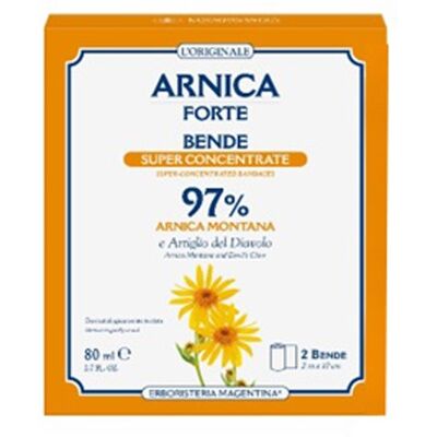 Erboristeria Magentina Arnica Forte Bende 97% Per Sollievo Muscolare 2 Bende Da 40 Ml Erboristeria Magentina Arnica Forte Bende 97% Per Sollievo Muscolare 2 Bende Da 40 Ml