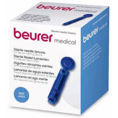 Lancette Pungidito Beurer Ago Sterile Gauge 28 Per Prelievo Sicuro 100 Lancette Lancette Pungidito Beurer Ago Sterile Gauge 28 Per Prelievo Sicuro 100 Lancette