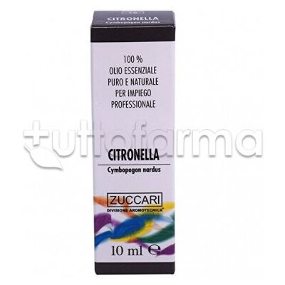 Zuccari Olio Essenziale Citronella 10ml Zuccari Olio Essenziale Citronella 10ml