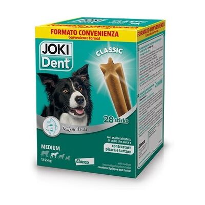 Elanco Joki Dent Vegetal Multipack Medium Cani 12-25 Kg Igiene Orale 4x210g Elanco Joki Dent Vegetal Multipack Medium Cani 12-25 Kg Igiene Orale 4x210g
