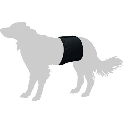 Pannolino per cani Antica Farmacia Orlandi - 74x24 Cm, Maschio, Nero Pannolino per cani Antica Farmacia Orlandi - 74x24 Cm, Maschio, Nero
