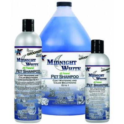 Shampoo per Animali Double K Midnight White - Illumina e Pulisce Shampoo per Animali Double K Midnight White - Illumina e Pulisce