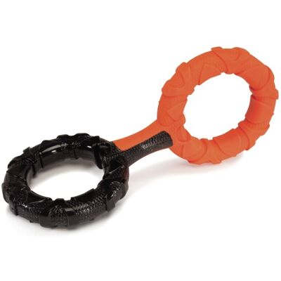 Giocattolo per cani Camon - Anello doppio TPR 26 cm Resistente da masticare Giocattolo per cani Camon - Anello doppio TPR 26 cm Resistente da masticare