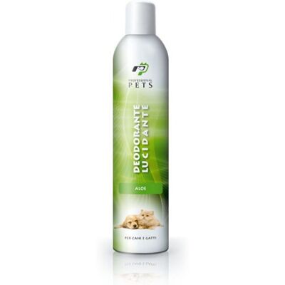 Spray deodorante e lucidante all'aloe 400 ml di Pet Professional Spray deodorante e lucidante all'aloe 400 ml di Pet Professional