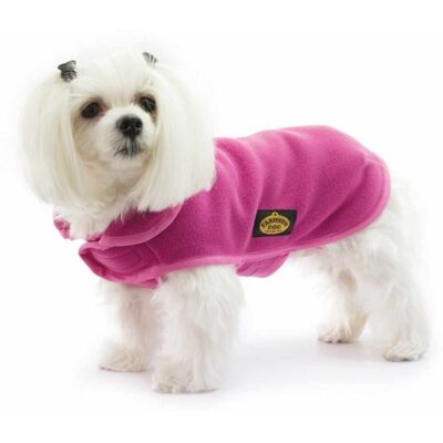 Fashion Dog Cane Cappotto In Pile Antipilling Tg. 43 Fuxia - Caldo E Comodo Fashion Dog Cane Cappotto In Pile Antipilling Tg. 43 Fuxia - Caldo E Comodo