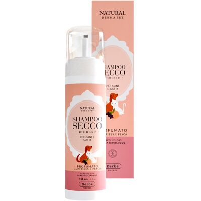 Natural Derma Pet Shampoo Secco Ribes Pesca 150ml Cani Gatti Natural Derma Pet Shampoo Secco Ribes Pesca 150ml Cani Gatti