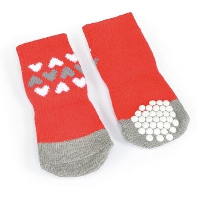 Calze per animali Camon Spa Rosso 3 Fili Cuore L Calze per animali Camon Spa Rosso 3 Fili Cuore L