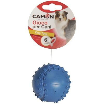 Gioco Gomma Palla Con Squeaker 90 Mm Diametro Camon Per Attività Fisica E Gioco Cani Formato 90 Mm Gioco Gomma Palla Con Squeaker 90 Mm Diametro Camon Per Attività Fisica E Gioco Cani Formato 90 Mm