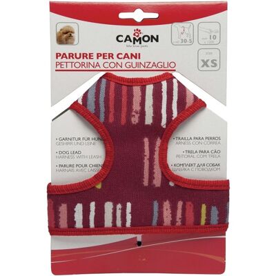 Pettorina + Guinzaglio Multicolor Per Cani Comfort E Sicurezza Taglia L 10 X 1200 Mm Pettorina + Guinzaglio Multicolor Per Cani Comfort E Sicurezza Taglia L 10 X 1200 Mm