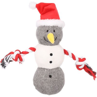 Flamingo Xmas Cane Gioco In Peluche "Annalise" Pupazzo Di Neve Per Divertimento Natalizio 28x10,5x27 Cm Flamingo Xmas Cane Gioco In Peluche "Annalise" Pupazzo Di Neve Per Divertimento Natalizio 28x10,5x27 Cm